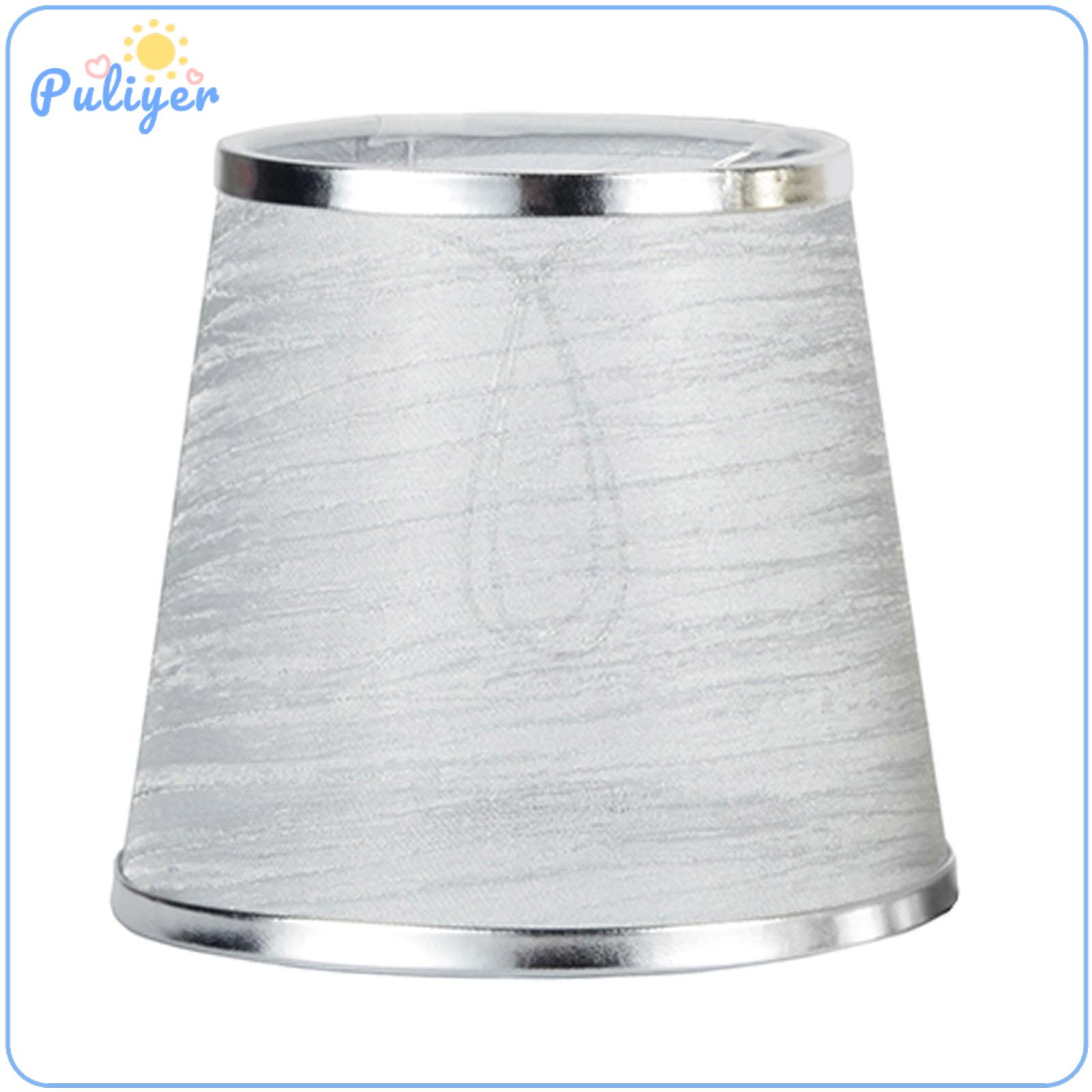 Kesoto Cloth Lampshade Cover Lightweight Decorative Portable Transparent Lamp Shade for Pendant Light Bar Ceiling Lamp Decor Wedding