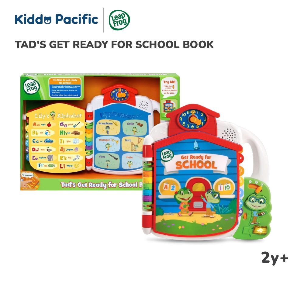 LEAP FROG TAD'S GET READY FOR SCHOOL BOOK ของเล่นหนังสืออิเล็กทรอนิกส์ ราคา 2,495 บาท*ส่งฟรี