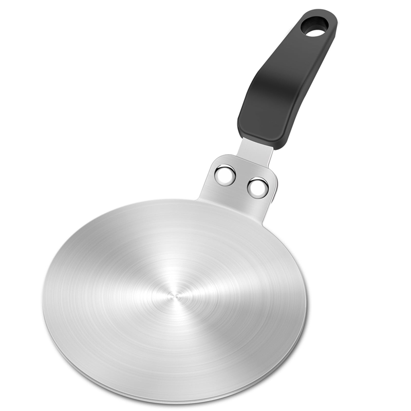 Induction Cooker Adapter Plate 13cm/5.1inch Stainless Steel Heat Sink for Aluminum & Stainless Moka