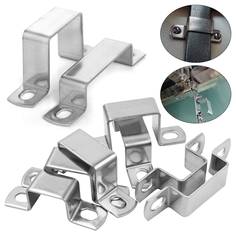 CARIANT Kẹp yên xe Kẹp Ống lưng ngựa Hình chữ nhật vuông hình chữ U hình chữ M Siết ống nước Thẻ Ống Ohm Bền Khóa cài Vòng cổ Ống
