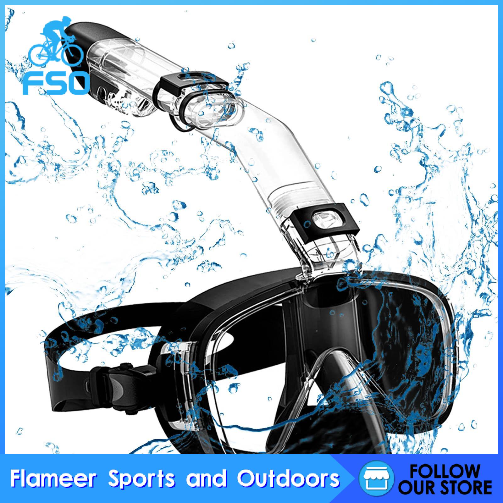 Flameer Scuba Diving Mask Scuba Mask Wide View Clear View Snorkel Mask