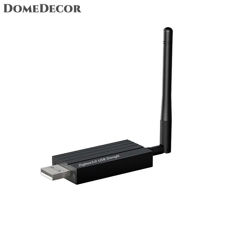DomeDecor Zigbee 3.0 USB dongle phổ mã nguồn mở không dây hub có thể tháo rời ăng-ten cho trợ lý nhà