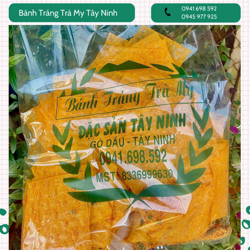 500G Bánh Tráng Phô Mai Trà My Tây Ninh