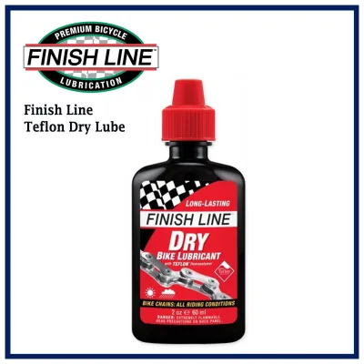 Finish Line Teflon Dry Lube (Pour / Spray), Lubricant for Bicycle Care and Cycling Maintenance