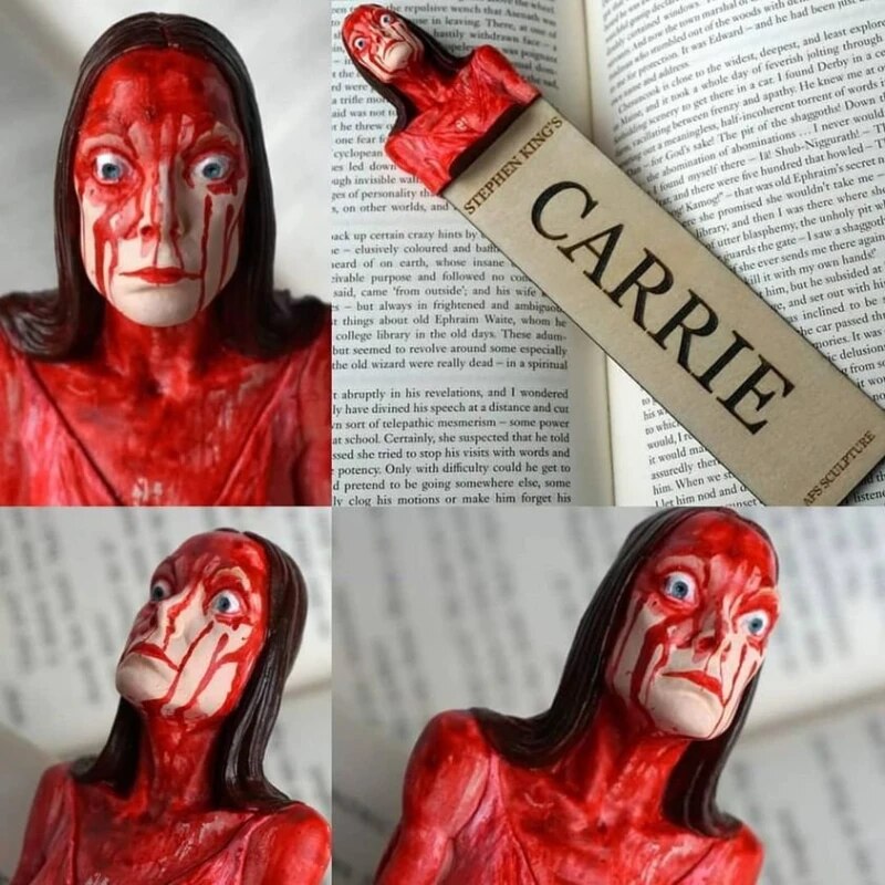 D D 1PC Kinh Dị Bookmark Kinh Dị Cổ Điển Phim Kinh Dị Hàng Hóa Cho Nam Giới Và Phụ Nữ Văn Phòng Nguồn Cung Cấp Halloween Quà Tặng Cho Người Yêu Của Tiểu Thuyết Kinh Dị
