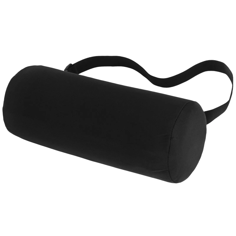 （CC-feature) Multifunctional Lumbar Roll Pillow Memory Foam Roll Pillow with Removable Washable Cover for Lower Back Lumbar Support Pillow