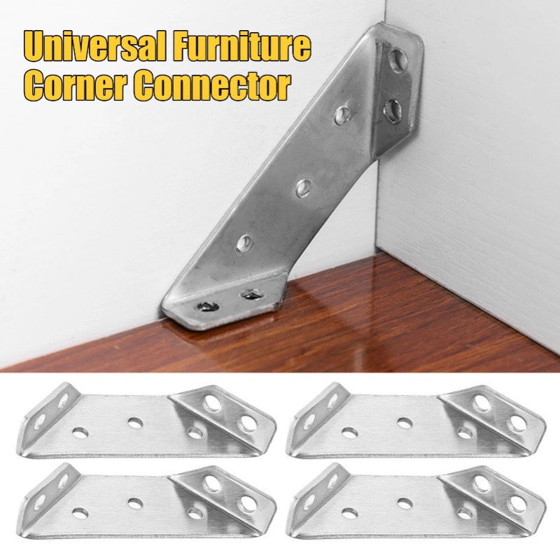 Kim loại trapeziform khung góc cho kệ/Thép không gỉ đồ nội thất ke góc/đồ nội thất Fastener/Doanh góc nối cho kệ tủ bàn ghế