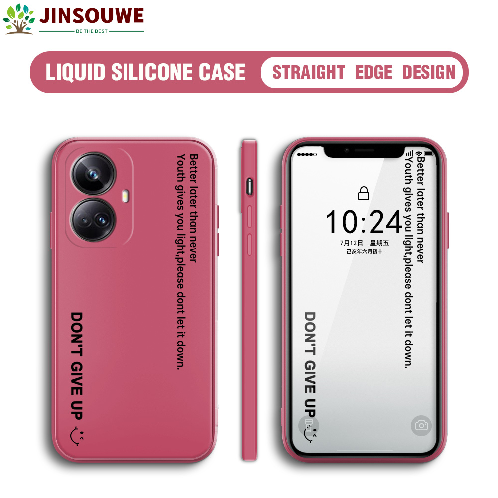 Cell vỏ điện thoại cho Realme 10 Pro cộng với 5g realm10pro + 5g vỏ điện thoại cho bé gái bé trai hoạt hình slogan tag Vỏ Silicone Camera bảo vệ