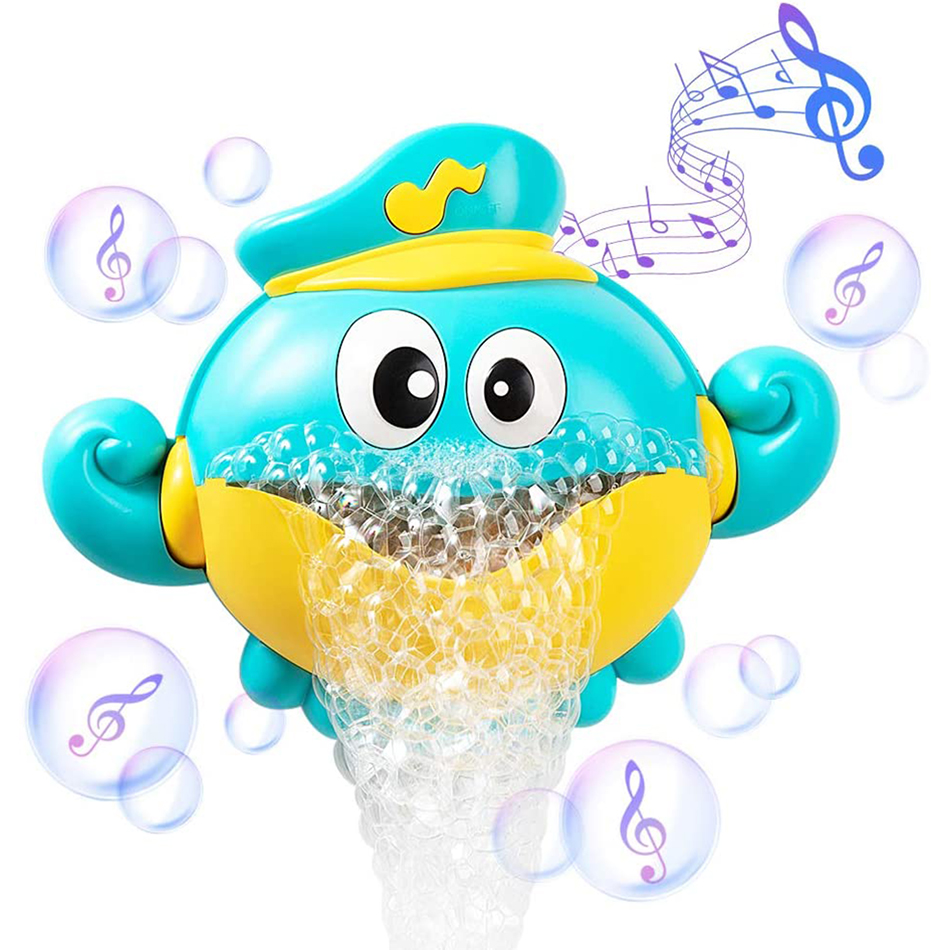 Jij đồ chơi phòng tắm cho bé máy thổi bong bóng xà phòng cua ếch âm nhạc Đồ chơi cho trẻ em tắm bồn tắm xà phòng tự động Đồ tạo bong bóng bé Đồ chơi nhà tắm cho trẻ em S20