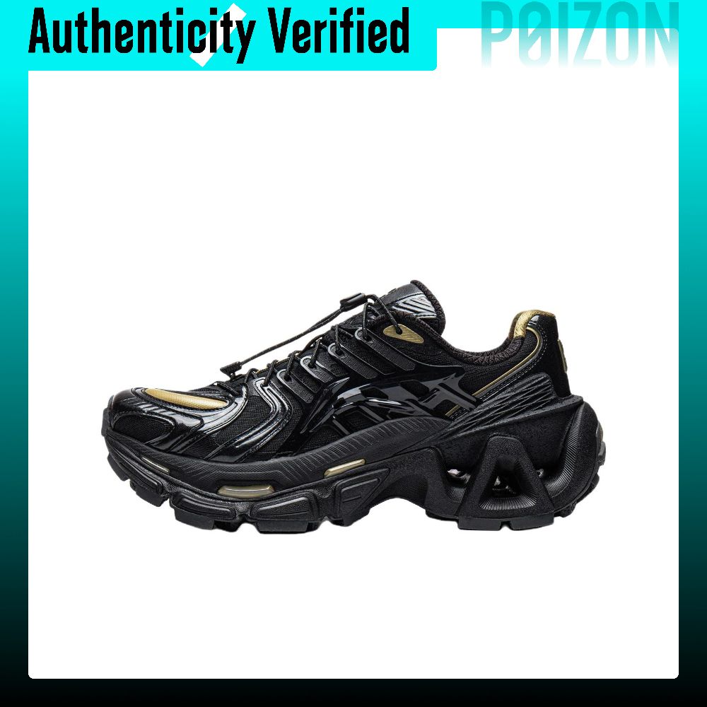 รองเท้าผ้าใบ รองเท้าลำลองผู้ชาย Li-Ning Li Ning Furious Rider ACE 3.0 สิ่งทอ,หนังสังเคราะห์,TPU Low Top รองเท้าลำลองผู้ชายสีดำทอง AZGW205-2 ราคา 20,284 บาท*ส่งฟรี