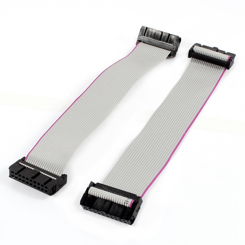 ZhangWen-2 Pieces 2.54 mm Pitch 20 Pin F/F Flat Ribbon Cable Connector
