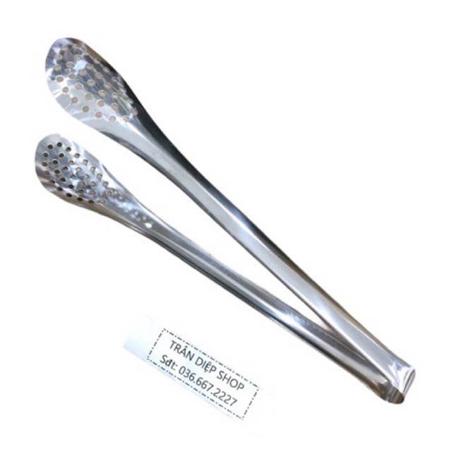 Kẹp Lổ inox gắp thịt nướng, Gắp Thực Phẩm