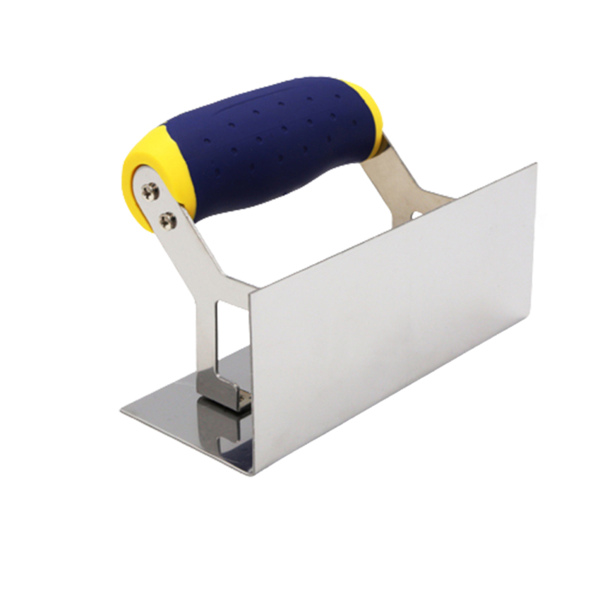 Góc Trowel Thép Không Gỉ Với tay nắm Chuyên Nghiệp Thạch Cao Công Cụ sửa chữa tường Công Cụ Cho Mudding Vách Thạch Cao Cạo