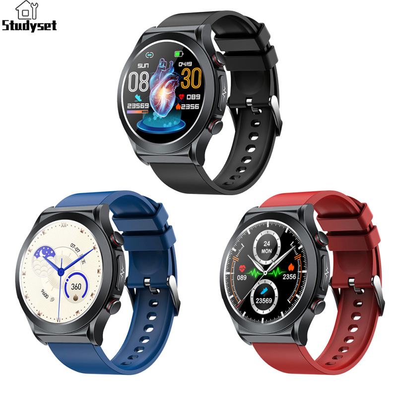 Studyset in stock TK21P Smart Watches IP67 Waterproof Fitness Watch With ECG Pulse Electrotherapy Blood Glucose Blood Lipids Uric Acid Monitor 1.39'' Touch Screen Sports Smartwatch ราคา 3,179 บาท*ส่งฟรี