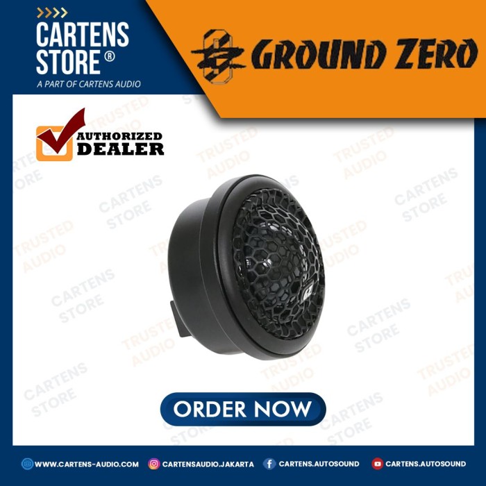SPEAKER MOBIL TWEETER GROUND ZERO GZNT 28SQ BY CARTENS-STORE.COM - YUNIC STORE01 Harga 8,420,000 rupiah*Gratis Ongkir