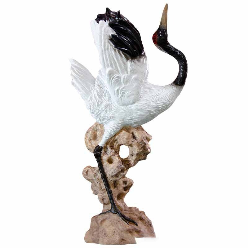 Tiểu cảnh sếu đá trang trí hồ cá, bể cá, chậu cây, tiểu cảnh terrarium