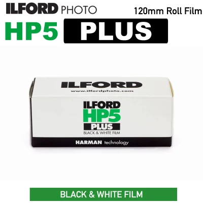 Ilford HP5 Plus 120 Black and White Negative Film (120 Roll Film)