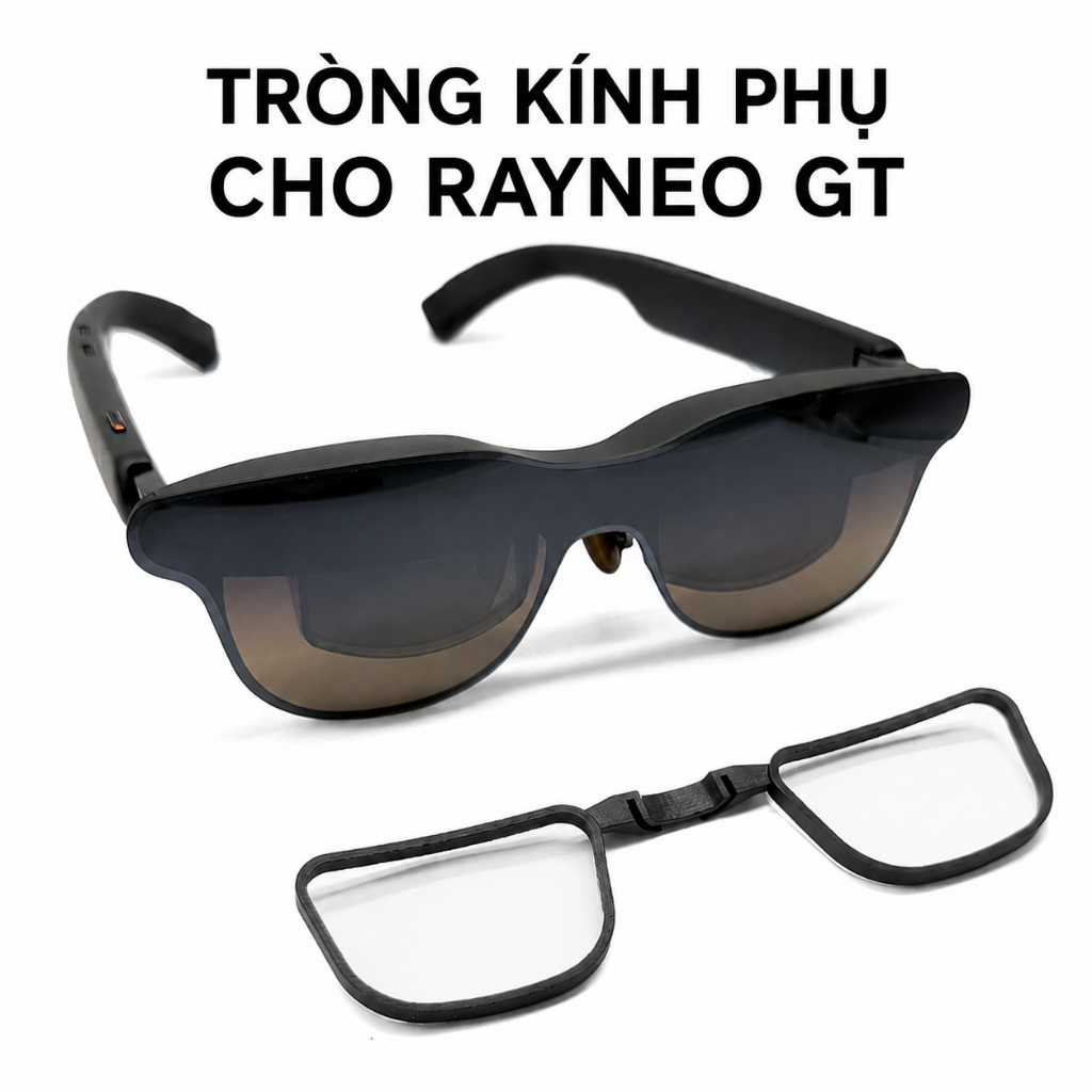Tròng kính phụ để lắp mắt cận cho kính Rayneo GT GT Max