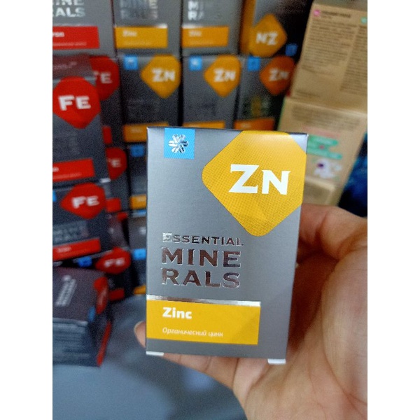 kẻm Zinc Siberian Essential Minerals Zinc giúp tăng sức dẻo dai và chống oxy hóa