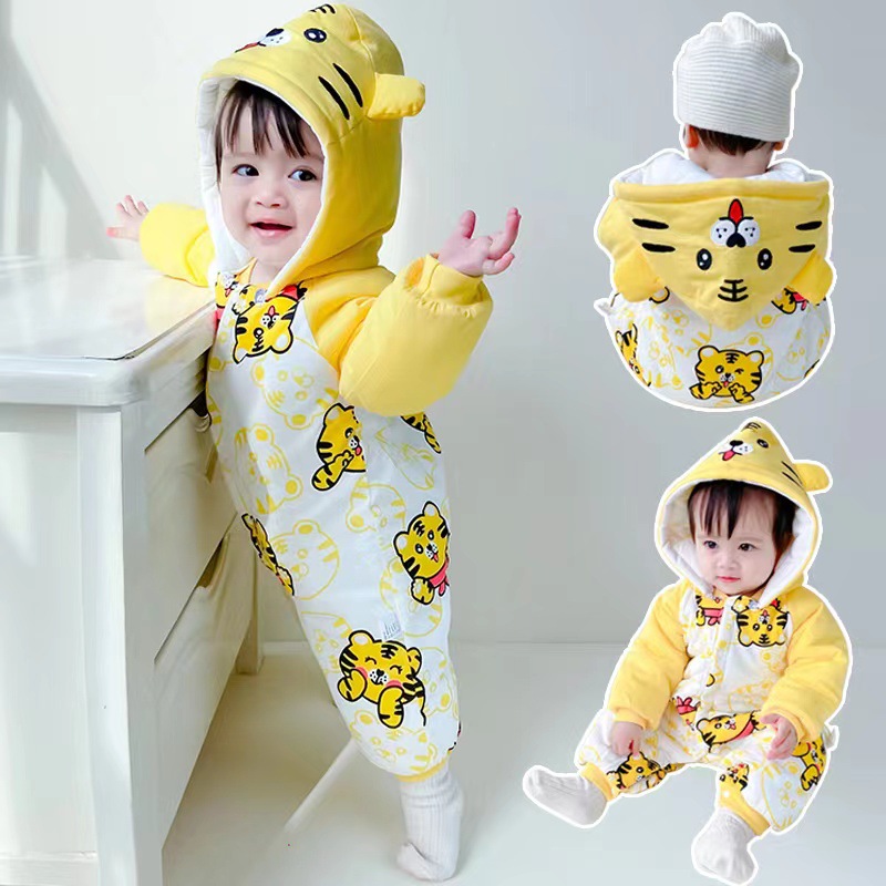 DXCVXcod  Áo Khoác Bông Một Mảnh Cho Trẻ Sơ Sinh, Áo Khoác Bông Dày Dặn Giữ Ấm Mùa Đông Cho Trẻ Sơ Sinh  fashionFSDFS