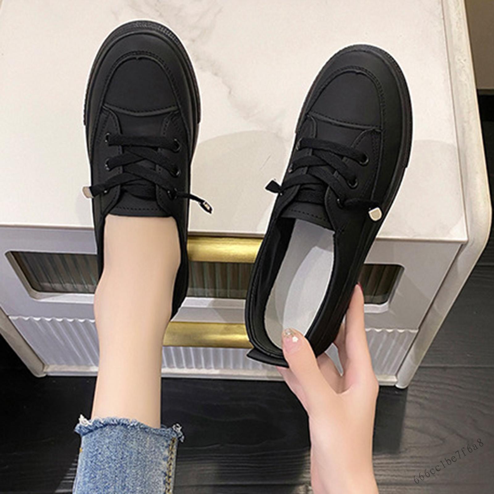 Women's Casual Sneakers Lace Up Low Top Comfortable Breathable Walking Shoes for Vacations Traveling LN-MY - 2