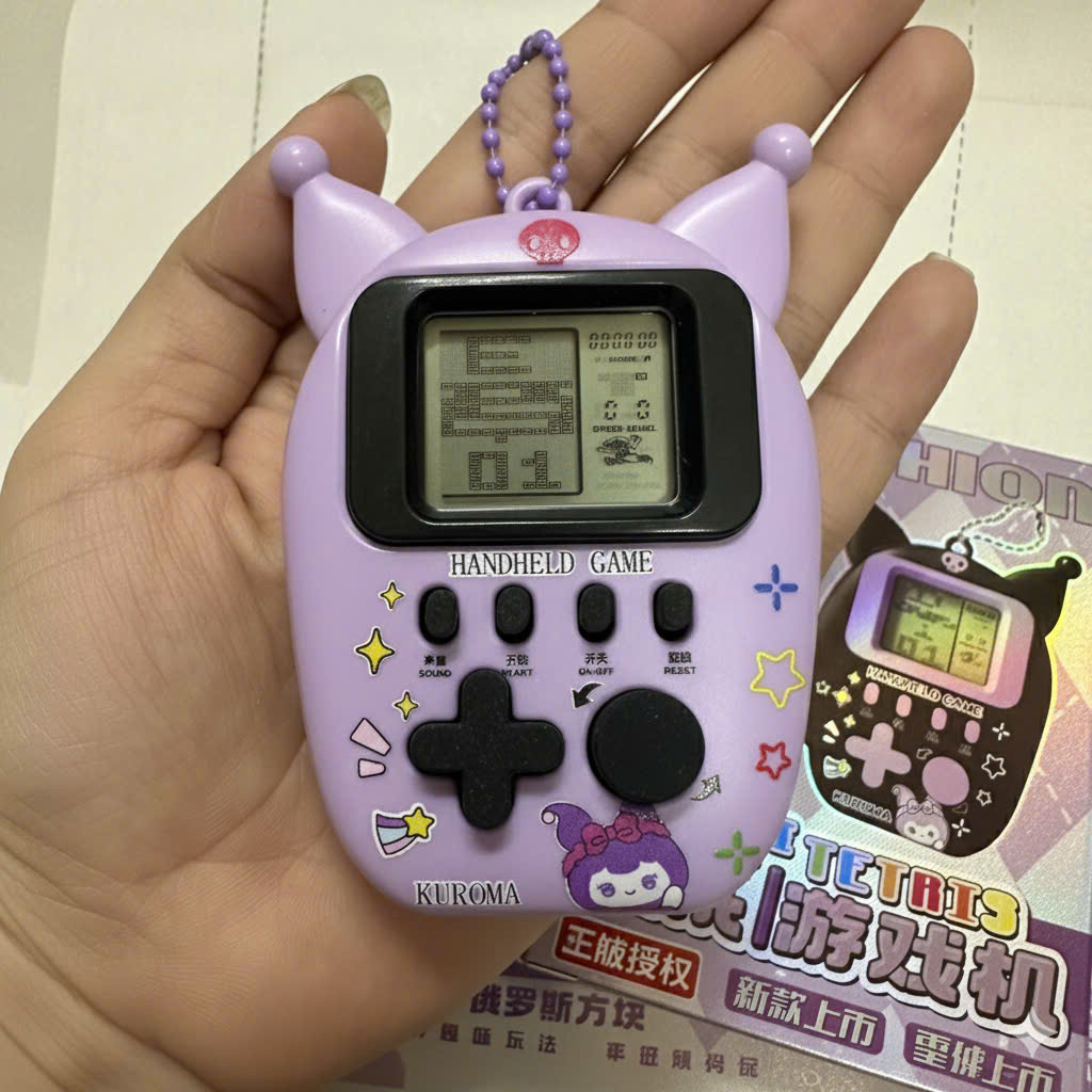 Mini Handheld Electronic Game Toy with Creative Puzzle Game in the Shape of Cartoon Nick the Fox and Judy the Rabbit / Kuromi / Capybara