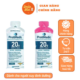 Gói Protimedic 20g đạm - thực phẩm bổ sung dinh dưỡng - Vị trung tính, hoa quả