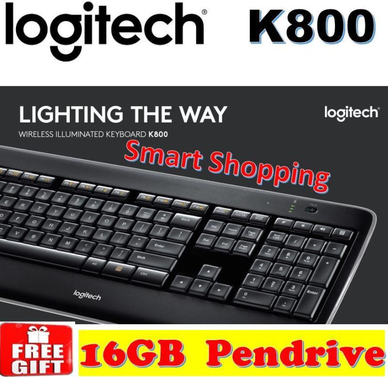 Logitech K800 Wireless Illuminated Keyboard with Unifying Local Stock warranty by Logitech Singapore 920-002361 K 800 Singapore