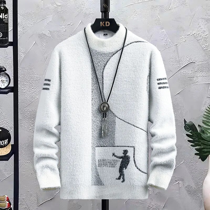 2022 New Brand Luxury Soft Sweater Men s Top Quality Warm Knit Wool