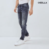 [NEW] OSELLA KYAN SLIM FIT DENIM PANTS IN MEDIUM BLUE WASH 208O5004A2 | Celana Panjang Jeans Pria