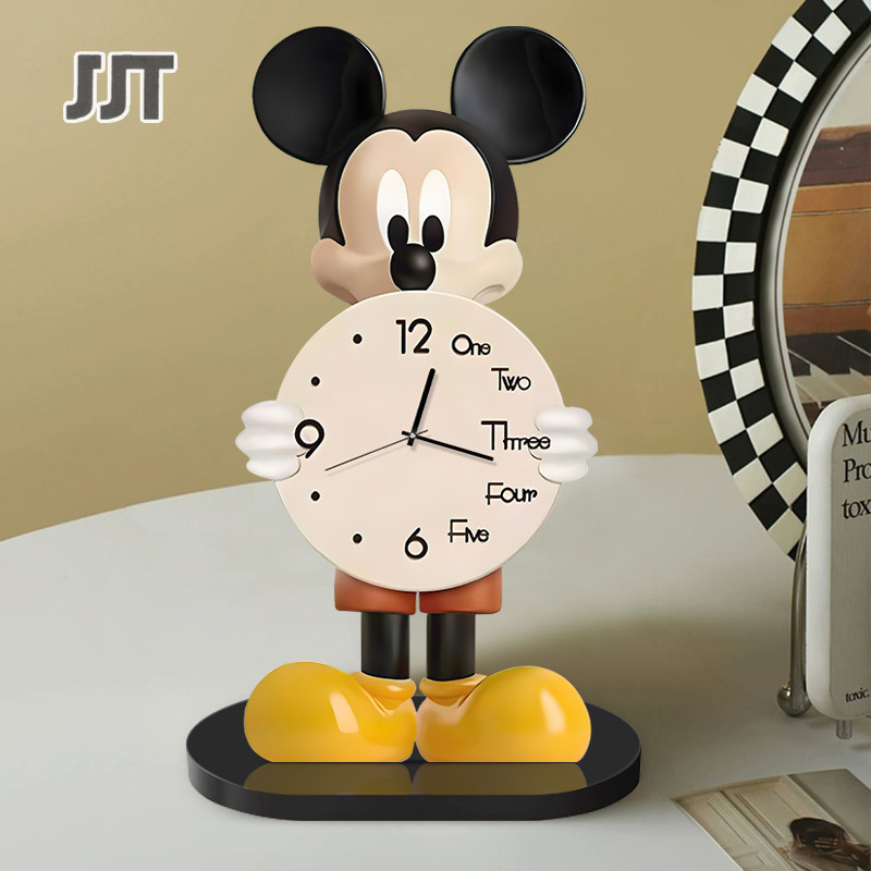 JJT [Miễn Phí Vận Chuyển]Đồng hồ và đồng hồ con Lắc đồng hồ đối tượng/hiện vật/curios cho hiển thị trang trí nội thất Mickey Mouse trang trí phòng khách trang trí hiện đại