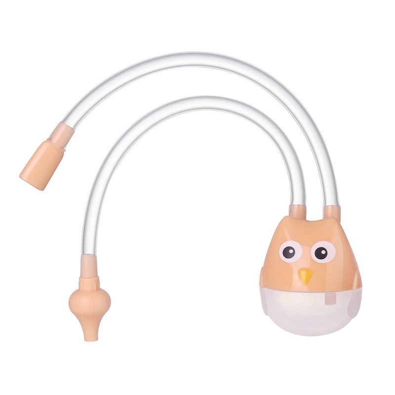 Baby Cute Owl Cartoon Nose Cleaner Nasal Aspirator Baby Suction Nose Cleaner Anti-Back Flow Tube Selsema Penyedut Hingus