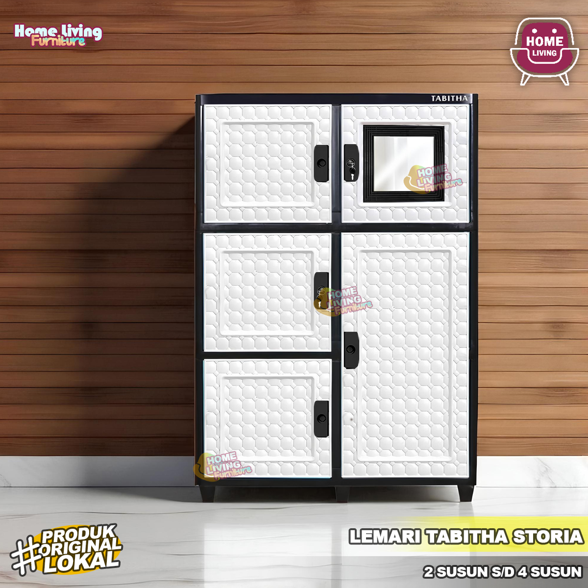 Lemari Serbaguna Lemari Pakaian Tabitha Storia Lemari Plastik Lemari Buku Lemari Serbaguna Lemari Harga 141,000 rupiah*Gratis Ongkir