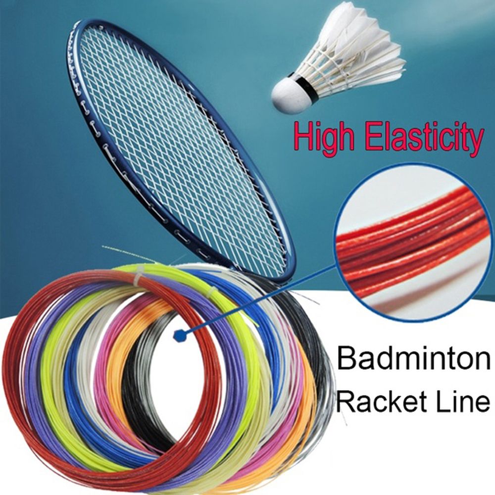 IIIDU 0.76MM Nylon Elasticity High Strength Strings Tennis Racket Line