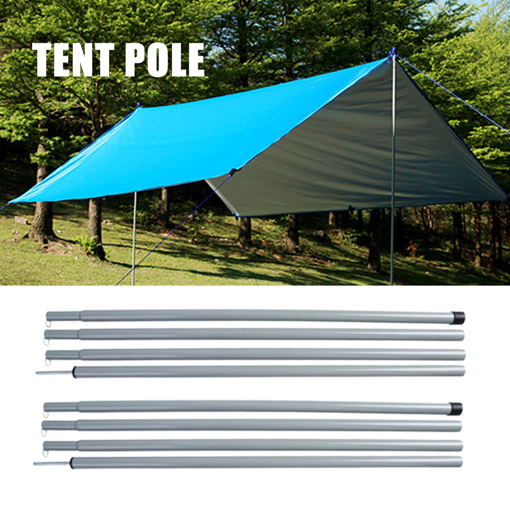 Tent Pole Rain Tarp Tent Canopy Support Rods Canopy Shelter Support