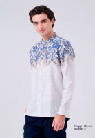 MANZONE X MINIMAL - Kemeja Koko Lengan Panjang Pria Aighar LS Modern Fit - Beige