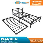 Affordahome Furniture Warren With Pull Out Metal Bed Frame