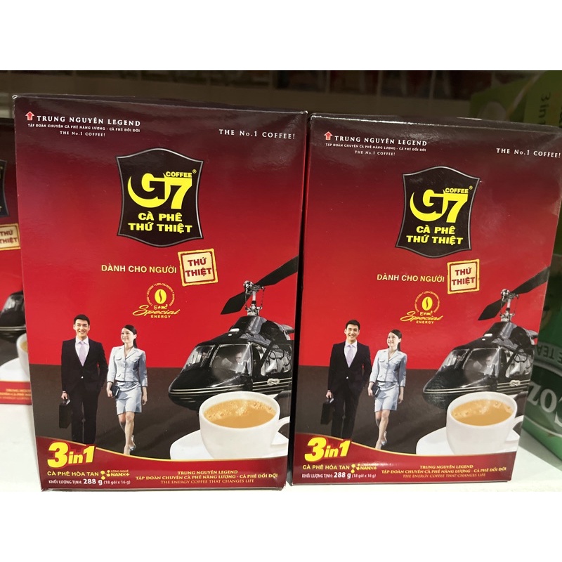 Hộp 18 Gói cafe G7 18 gói x 16g