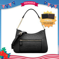 SEMBONIA Debossed Trapeze Crosbody Bag Large - 0603811-012A