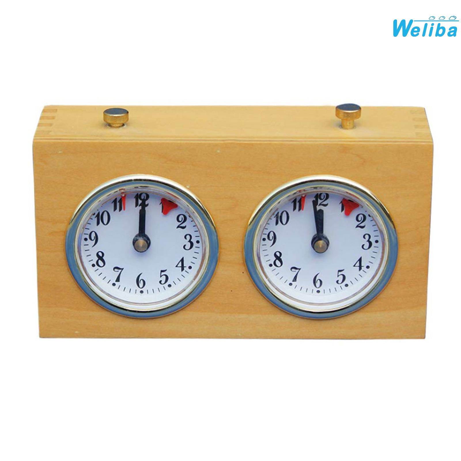 【Weliba】 Mechanical Chess Clock Timer for Precise Game Timing Just Wind Up and Play [New Home Products Hot Sale] ราคา 1,585 บาท*ส่งฟรี