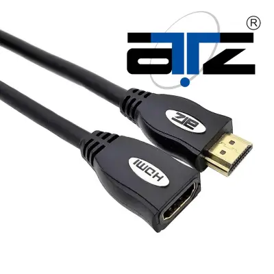 ATZ HDMI MALE TO HDMI FEMALE EXTENSION CABLE Ver 2.0 W/GOLD PLATED CONN (0.5M)