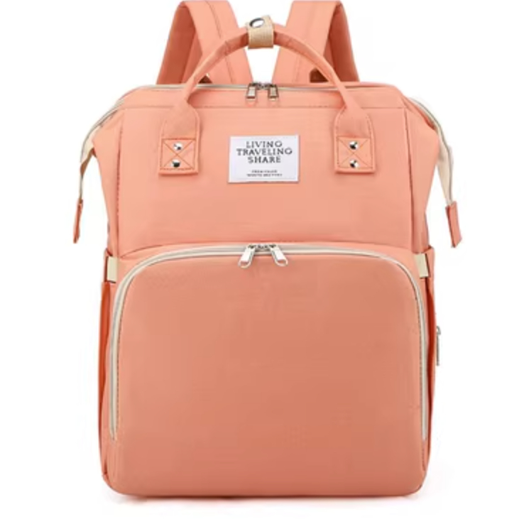 Gratis Semua - Tas Bayi Multifungsi / Tas Perlengkapan Bayi Multifungsi 2in1 Kasur Tidur Tas Ransel Diaper Bag / Tas Backpack