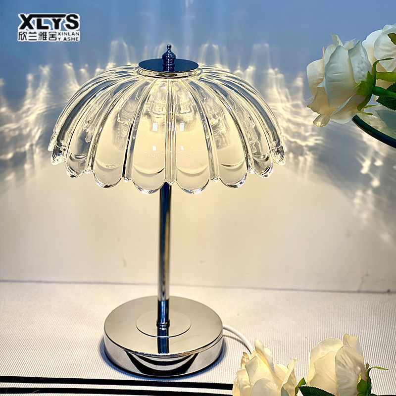 XINLANYASHE LED bedside lamps, crystal lamps, table lamps, night lamps, birthday gifts, bedside lights, bedroom decoration lamps, LED night lights, atmosphere table lamps bedside lamp living room crystal lamp