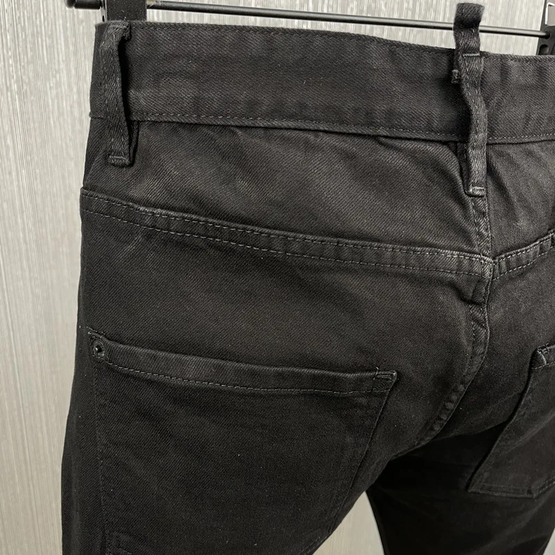 【Brand New】 cheiharper dsq 9889 Men's denim pants basic simple Italian style small straight foot crossover jeans · v3