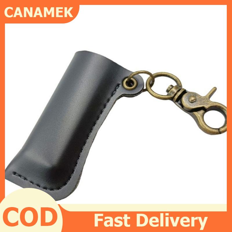 CANAMEK Retro PU da nhẹ hơn trường hợp vỏ bảo vệ trường hợp Keychain Bật lửa tay áo bìa da trường hợp