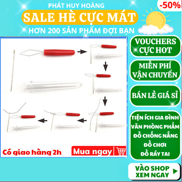 Dụng cụ xỏ chỉ vào kim cực dễ dàng và tiện lợi, dụng cụ xỏ chỉ qua kim, dụng cụ sỏ chỉ, xỏ kim chỉ tiện dụng, đồ sỏ kim chỉ để may vá, xỏ chỉ thêu giá rẻ, cây xỏ chỉ bằng thép siêu mỏng không gỉ, Phát Huy Hoàng