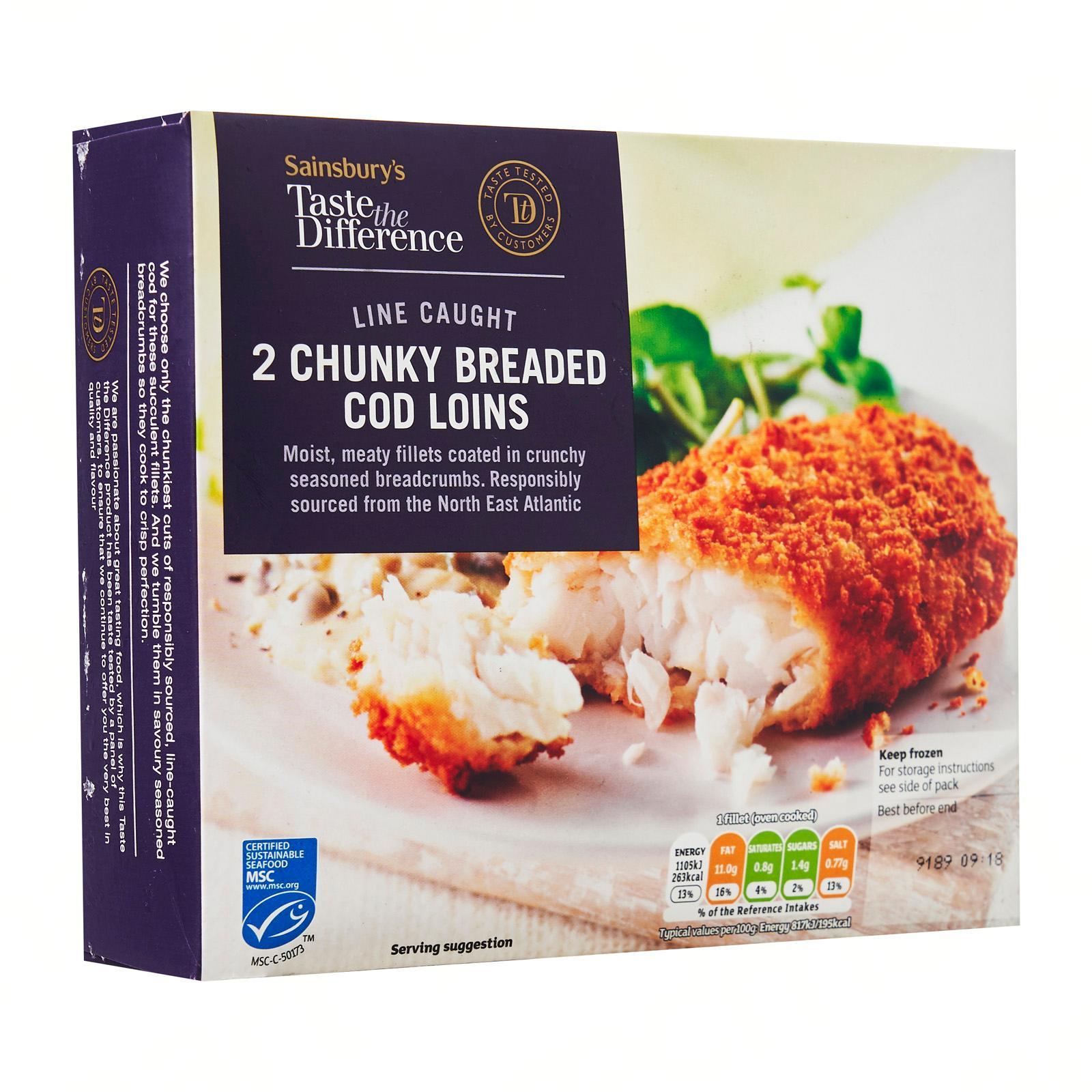 The Fish Market Boneless Cod Loins 2 Pack 300g - Groceries