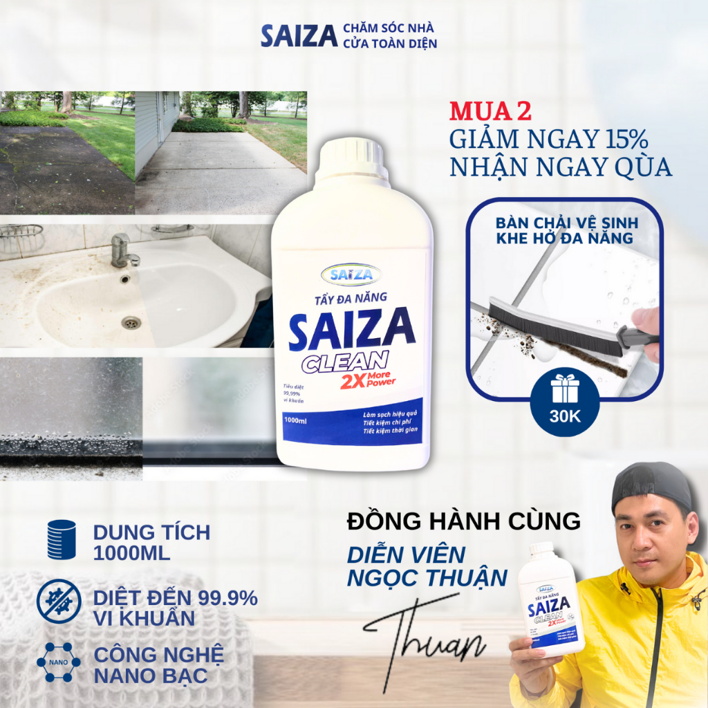 DUNG DỊCH TẨY ĐA NĂNG SAIZA 1000ML
