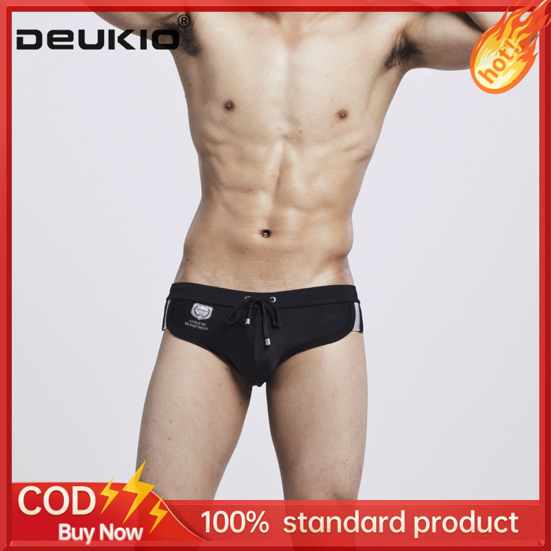 DEUKIOMen's Briefs Low-rise stylish swim trunks