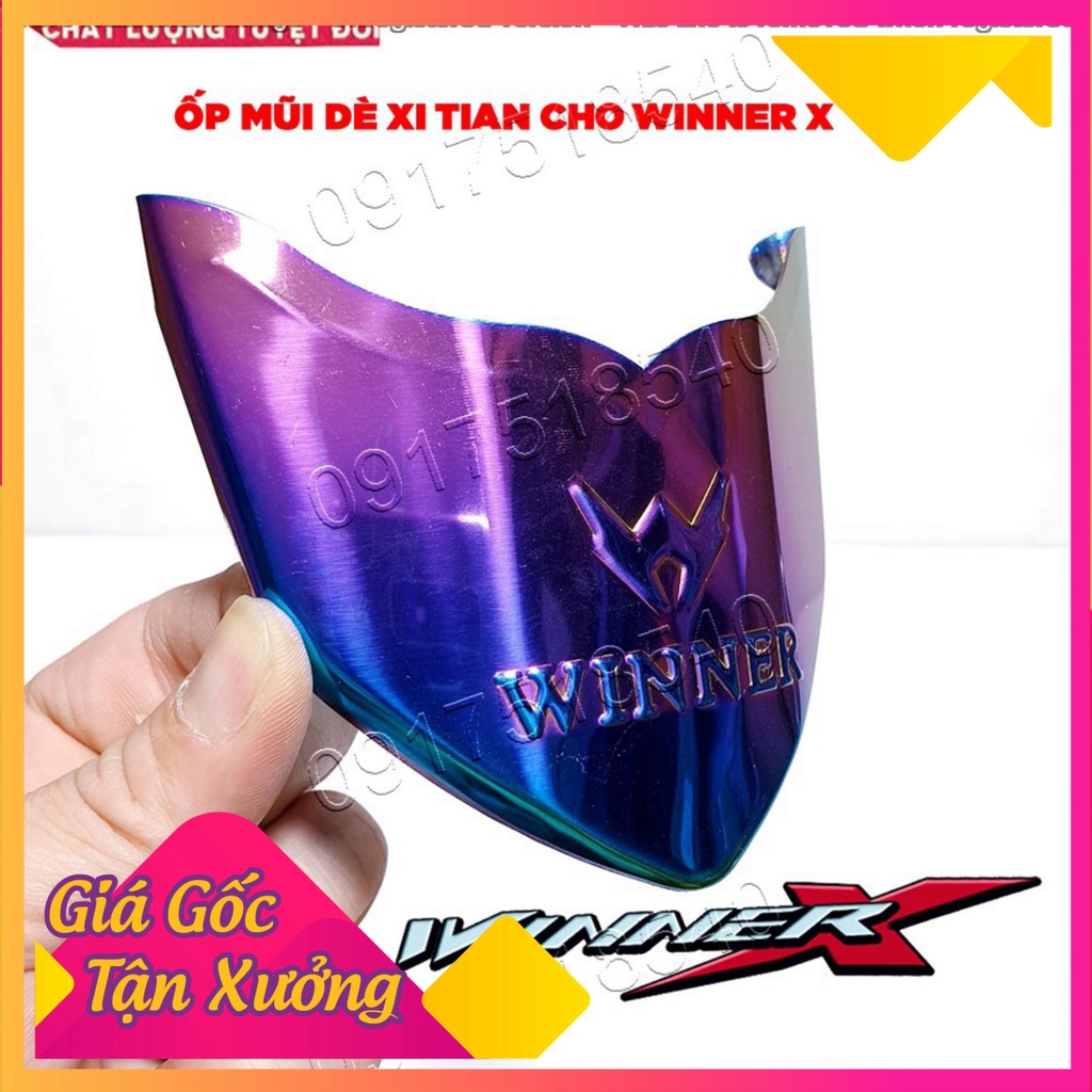 Bộ Ốp Mỏ Dè Xi TITAN Cho Winner X 2019 - 2020 ( Giá 1 Bộ trước, sau ) (Ảnh Sp thật)